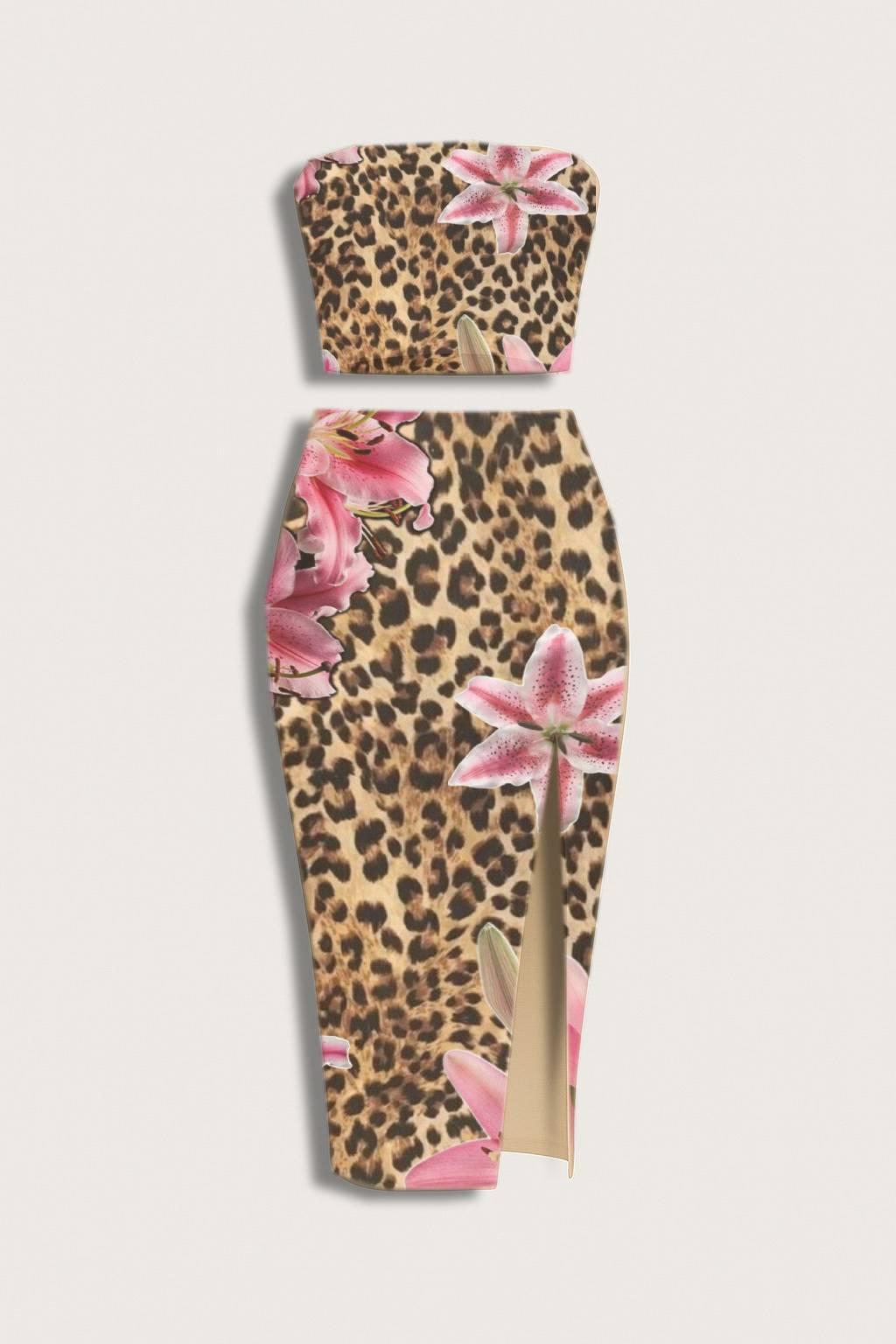 Cheetah pink tropical