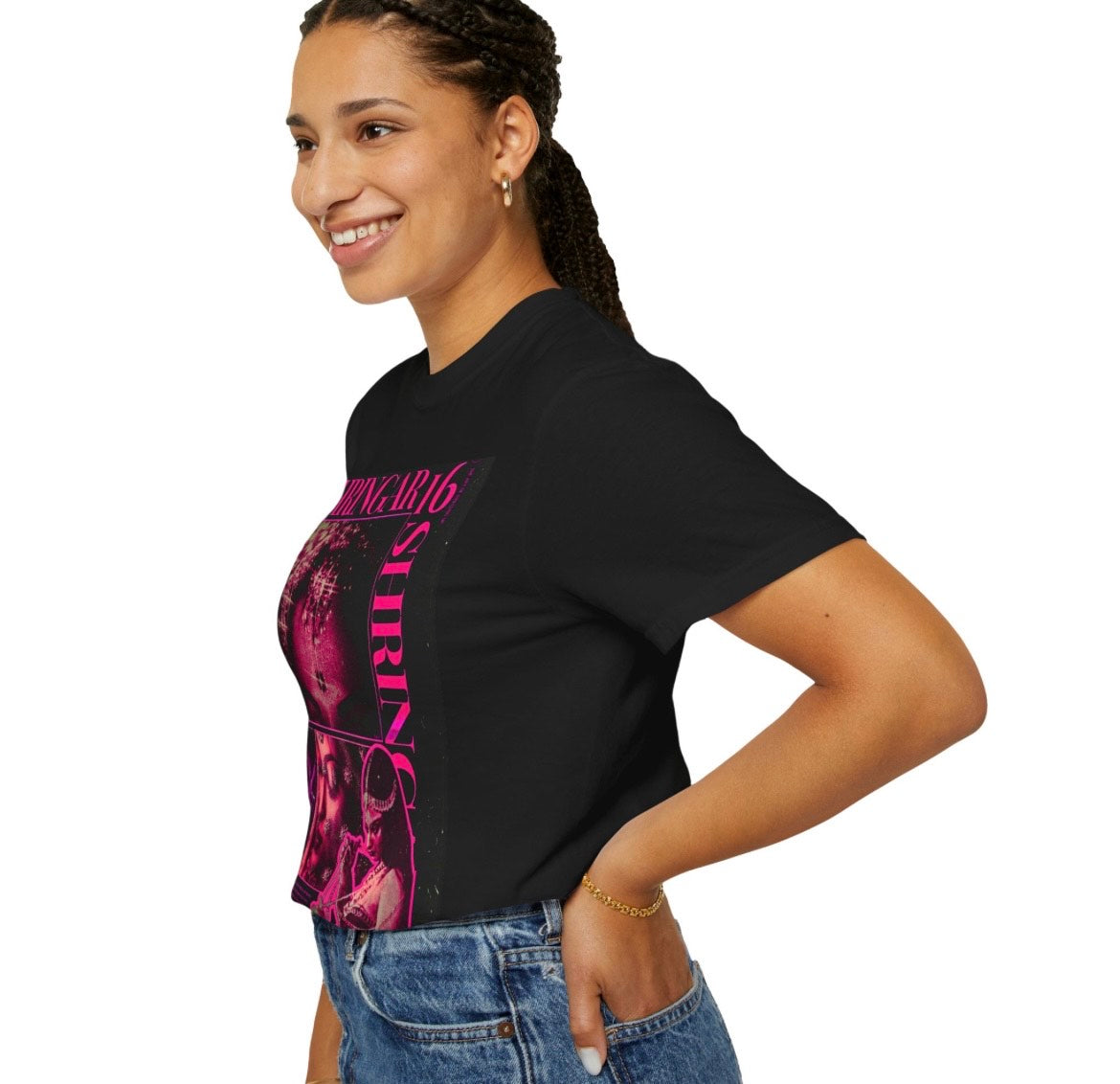 NEVRBROKE | Female Classic Oversized T-Shirt β 'RED VELVET' Edition