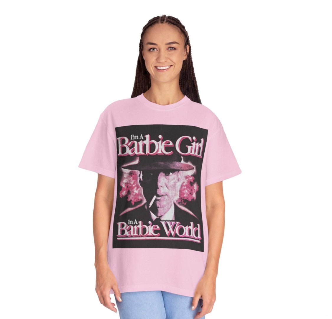 NEVRBROKE | Female Classic Oversized T-Shirt – 'Barbie Girl in a Barbie World'