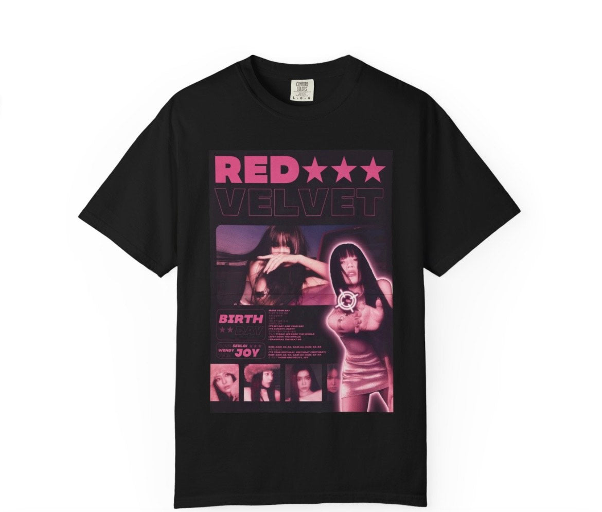 COCOVA | Female Classic Oversized T-Shirt – 'RED VELVET' Edition