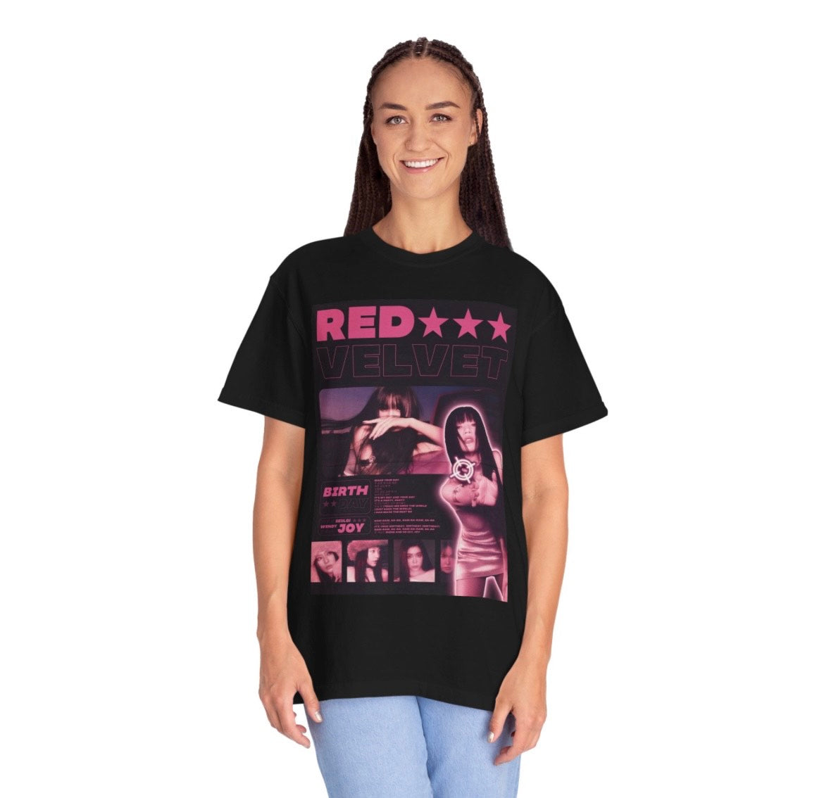COCOVA | Female Classic Oversized T-Shirt – 'RED VELVET' Edition