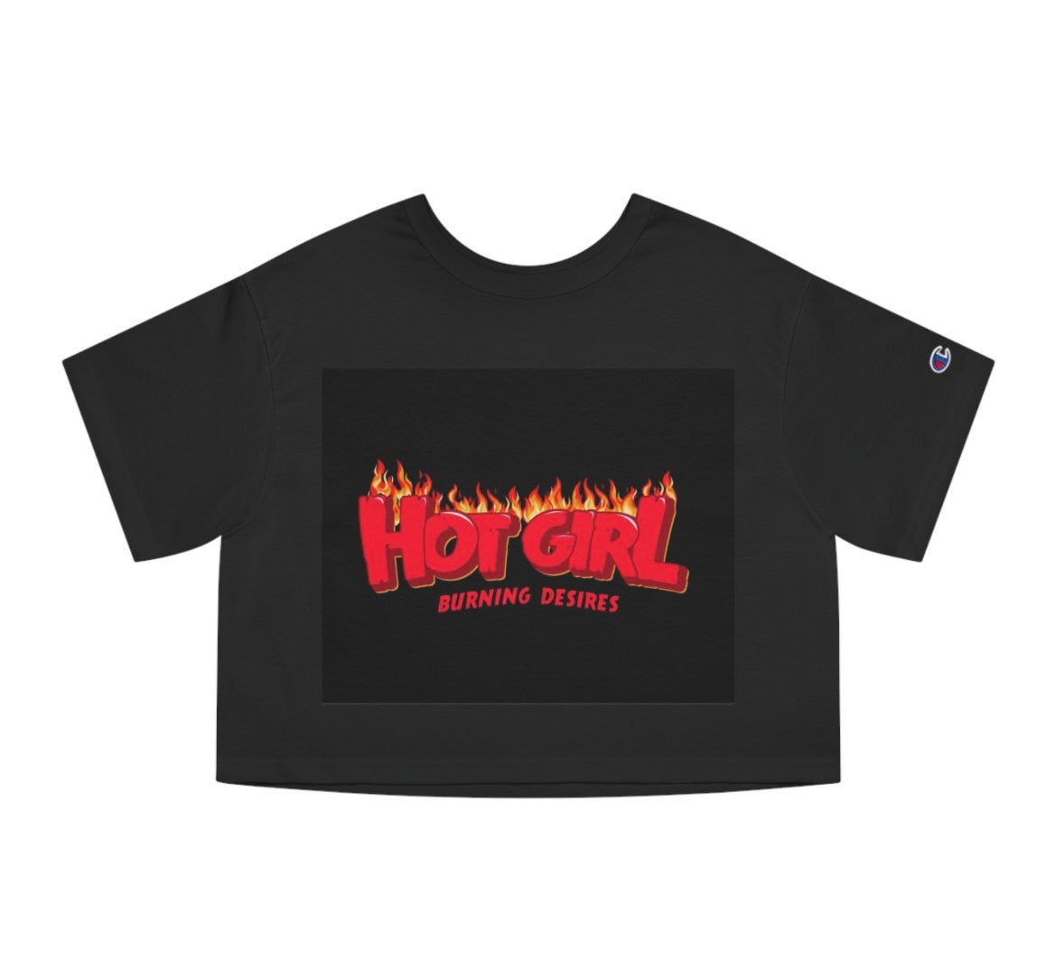 "Hot Girl" Black Crop Top – By NEVRBROKE For the Girls Who Walk In Like They Own Every Room.
