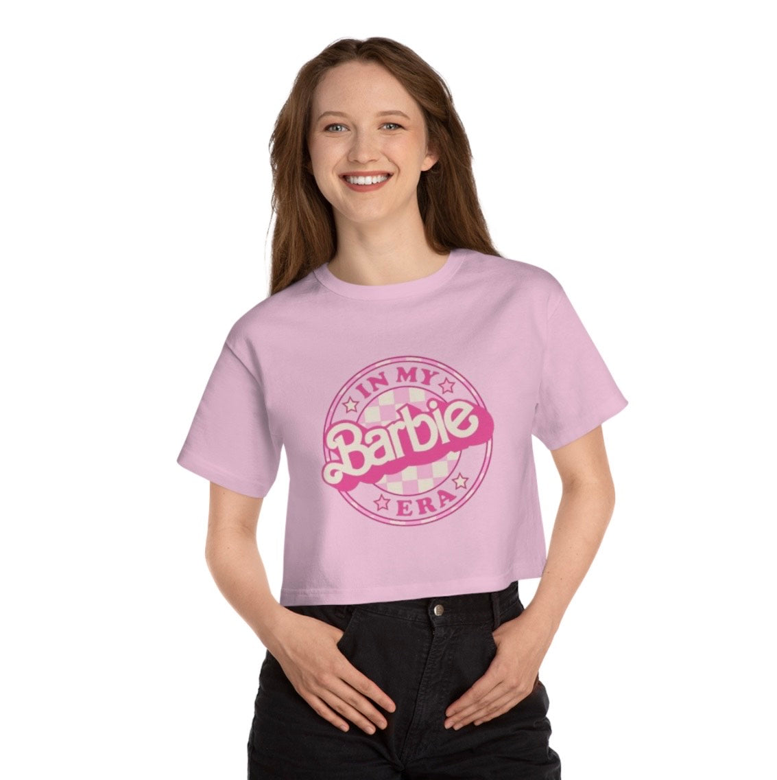 "In My Barbie Era" - A Chaotic Crop Top By Cocova