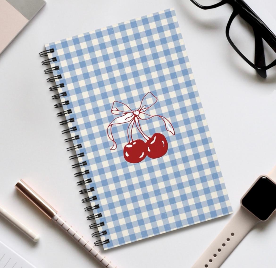 Blue Checkered Cherry combo