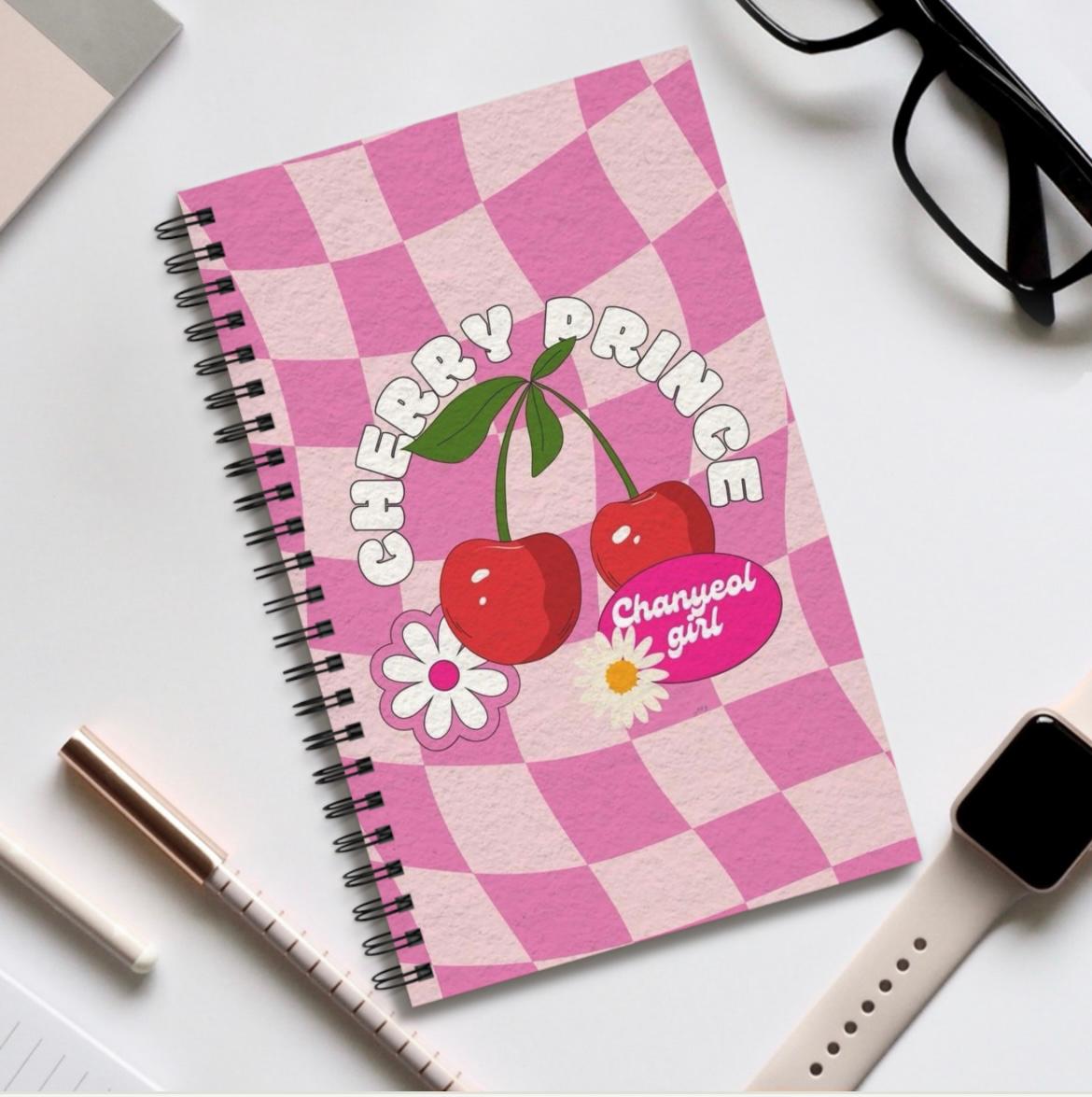 White And Pink Checkered Cherry Combo