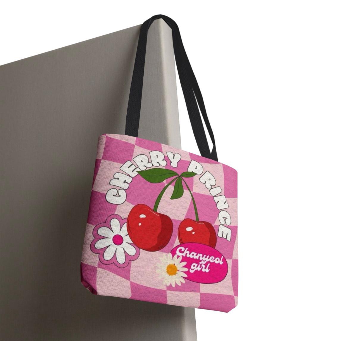 White And Pink Checkered Cherry Combo