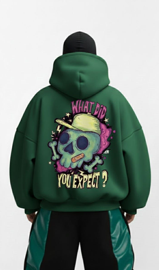 The "Expectation" Skull Unisex Oversized Hoodie