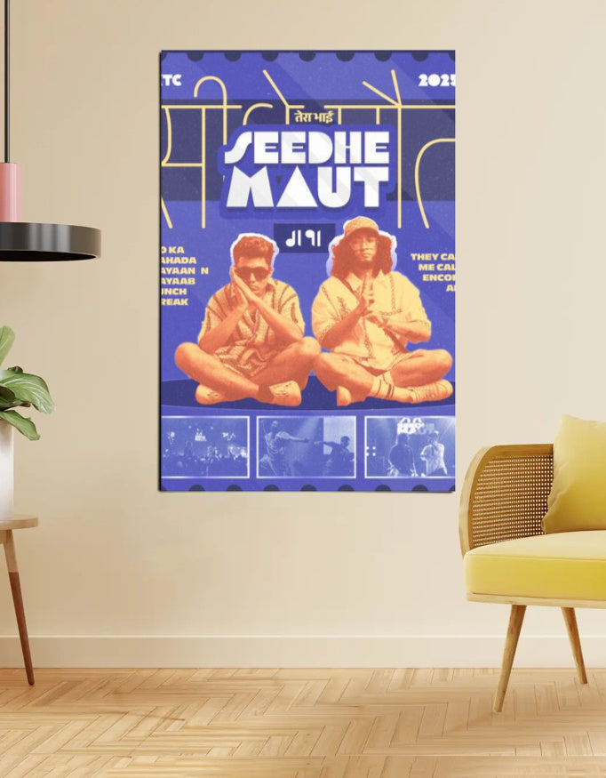 Seedhe Maut β Cold Cut Poster (Cool Blue Edition)