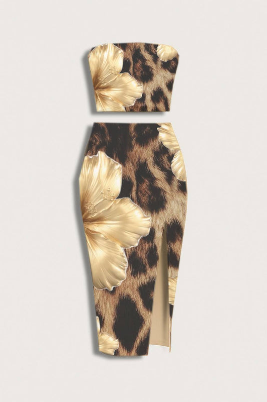 Cheetah golden hibiscus