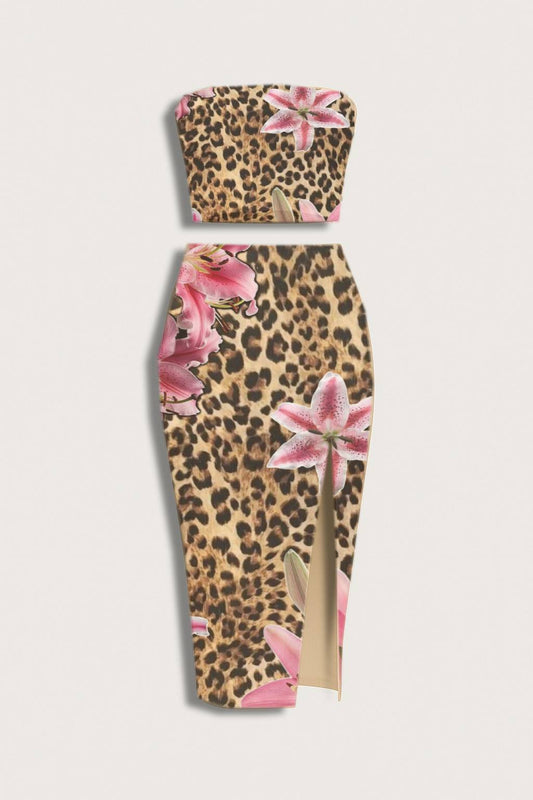 Cheetah pink tropical