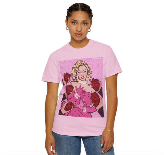 NEVRBROKE | Female Classic Oversized T-Shirt – "No Thanks, Heartbreaker"