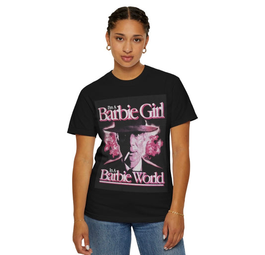 NEVRBROKE | Female Classic Oversized T-Shirt – 'Barbie Girl in a Barbie World'