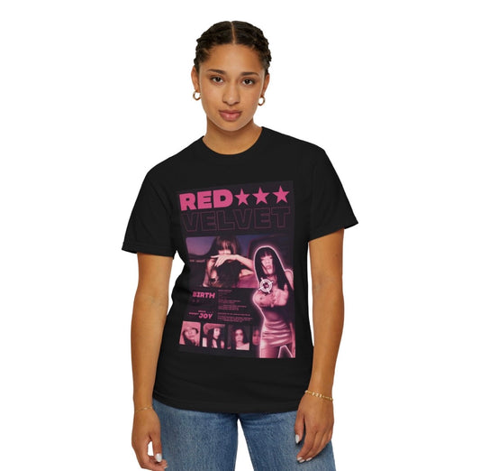 COCOVA | Female Classic Oversized T-Shirt – 'RED VELVET' Edition