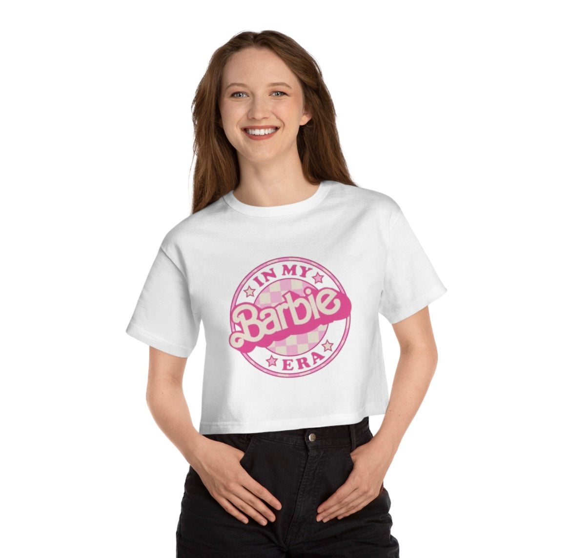 "In My Barbie Era" - A Chaotic Crop Top By Cocova