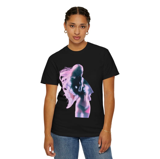 Glow Up Boss Babe Oversized Tee – Black, Navy & Pink Vibes”