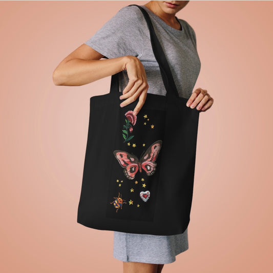 Starlit Flutter Tote – Where Magic Takes Flight