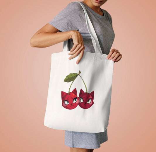 Cherry Meow Tote – The Purrfect Pick