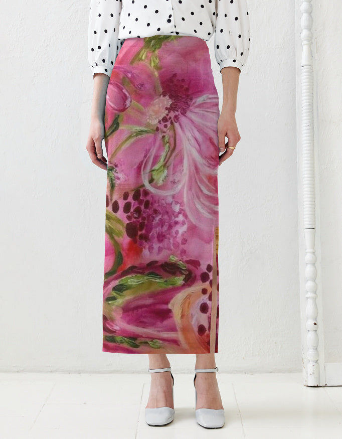 pink cheetah floral