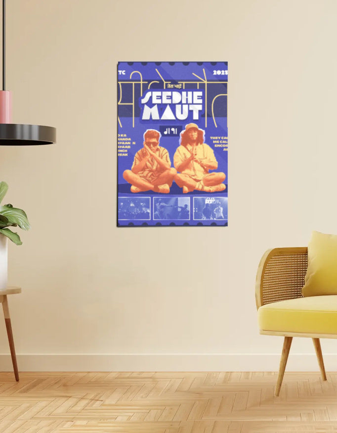 Seedhe Maut – Cold Cut Poster (Cool Blue Edition)